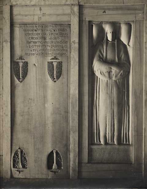 Anonimo — Anonimo romano sec. XIV - Lastre tombali — insieme